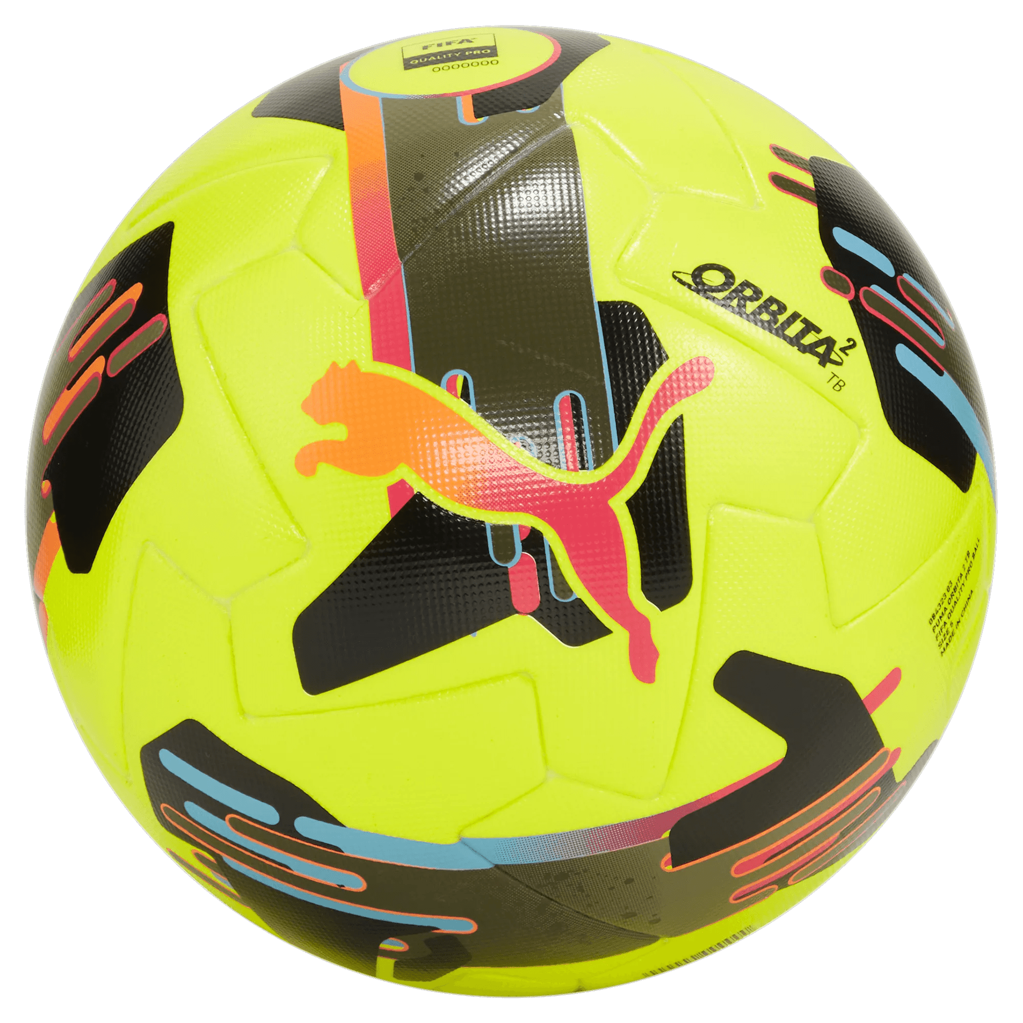 Puma 2025 Orbita 2 TB FIFA Quality Pro Ball Size 5 (10 Ball & Bag Bundle)
