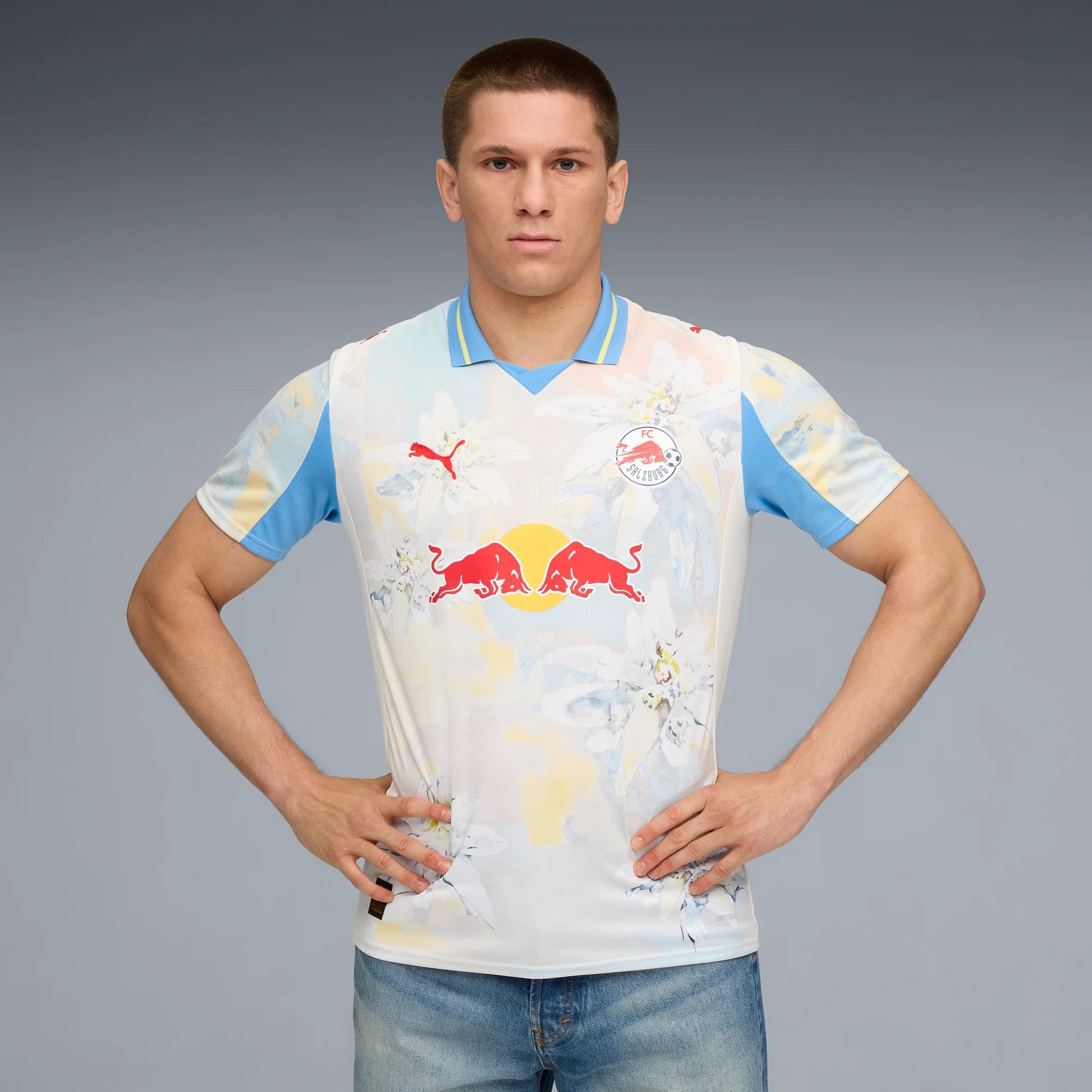 Puma 2025 RB Salzburg Men's Club World Cup KidSuper Stadium Soccer Jersey