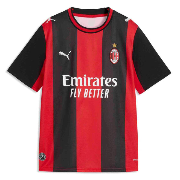 Puma 2026-27 AC Milan Youth Stadium Home Soccer Jersey – ProSoccer