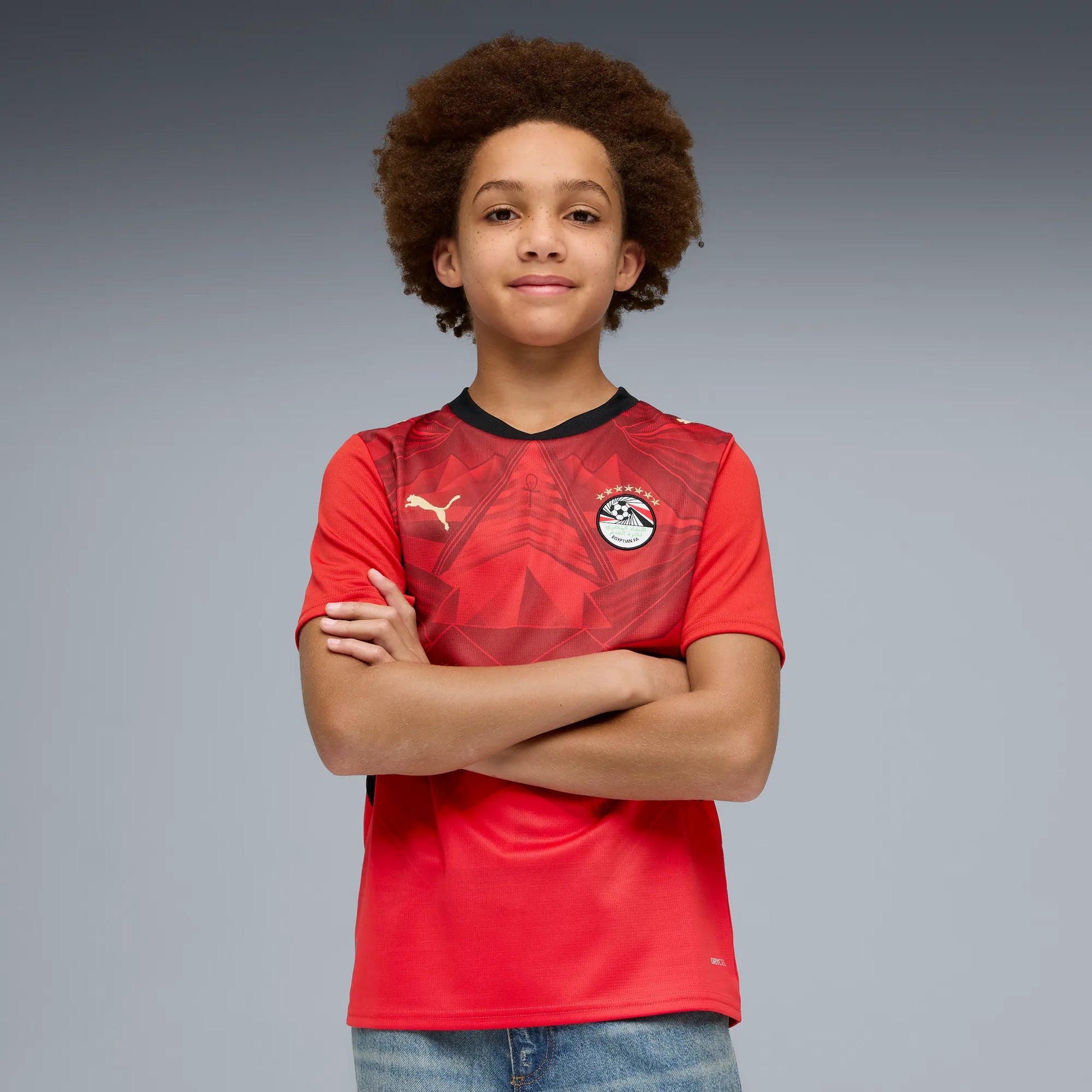 Puma 2026-27 Egypt Youth Stadium Home Soccer Jersey