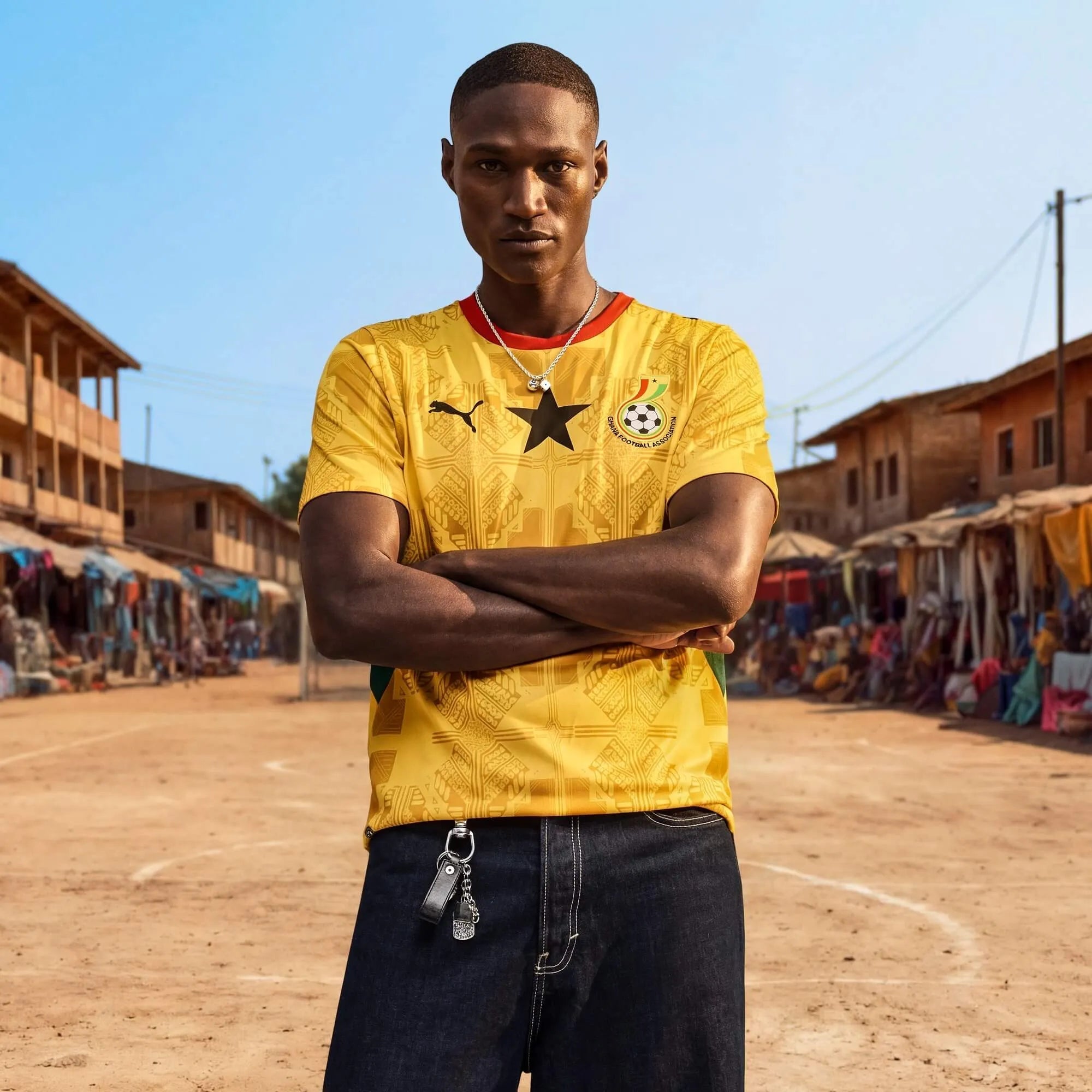Puma 2026-27 Ghana Men's Stadium Away Soccer Jersey