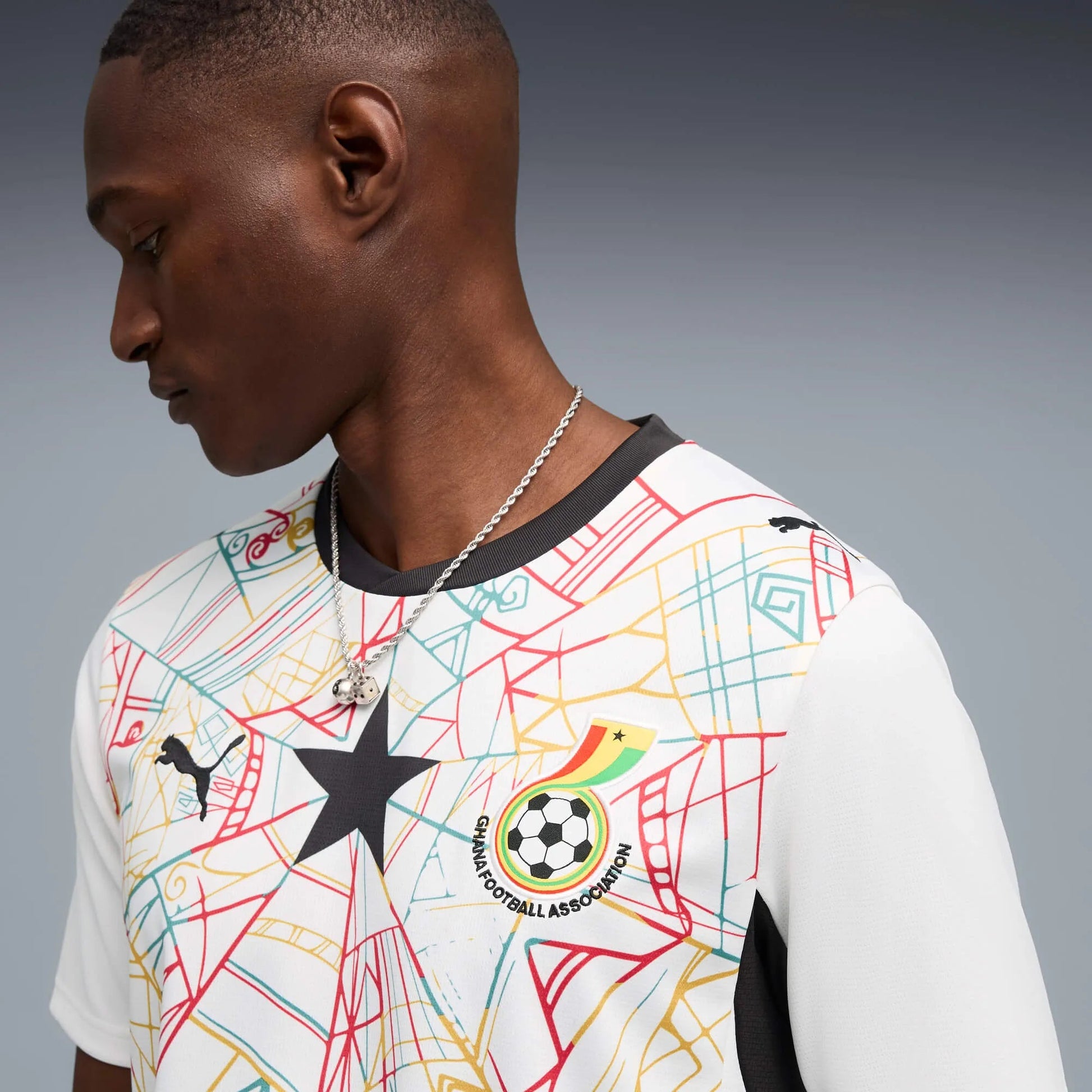 Puma 2026-27 Ghana Men's Stadium Home Soccer Jersey