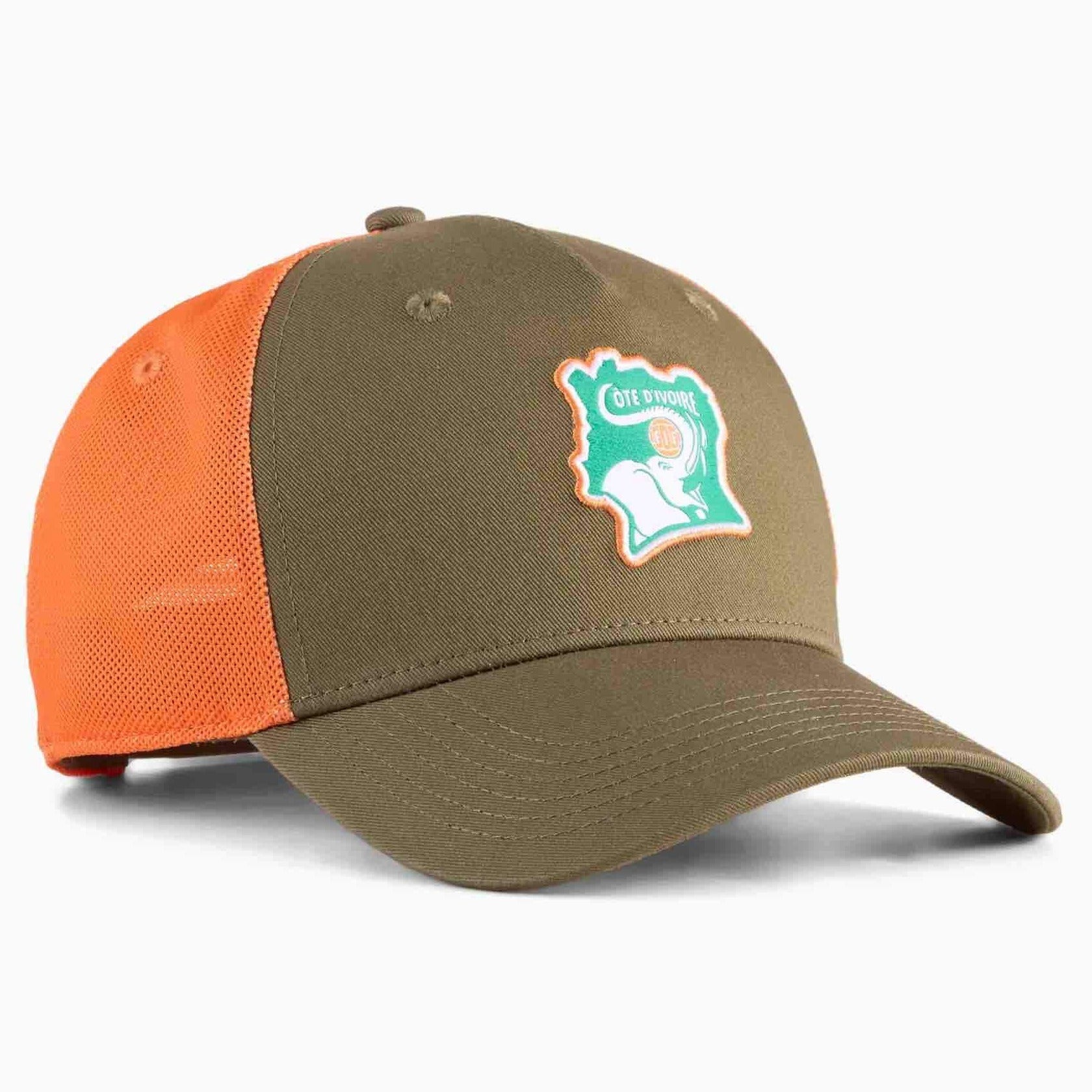 Puma 2026 Ivory Coast Trucker Hat (Lateral - Front)