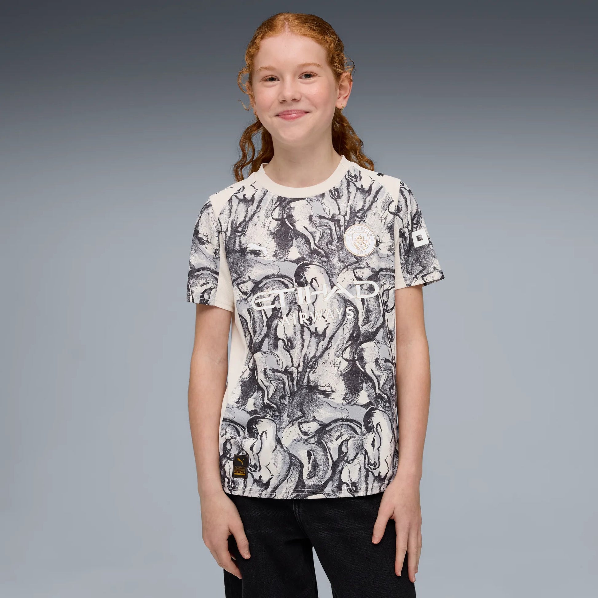 Puma 2026 Manchester City Youth Year of the Horse Stadium Soccer Jersey