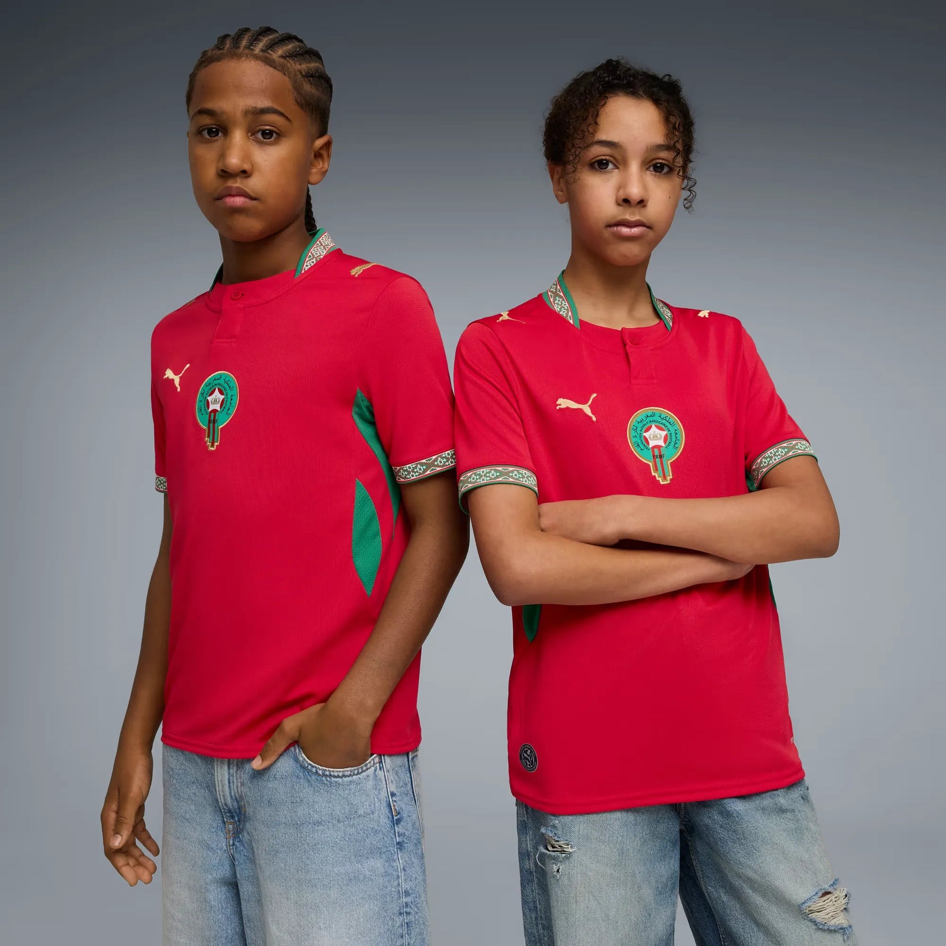 Puma 2026 Morocco Youth Stadium Home Soccer Jersey – ProSoccer