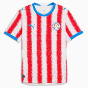 Puma 2026 Paraguay Men's Authentic Home Soccer Jersey (Front)