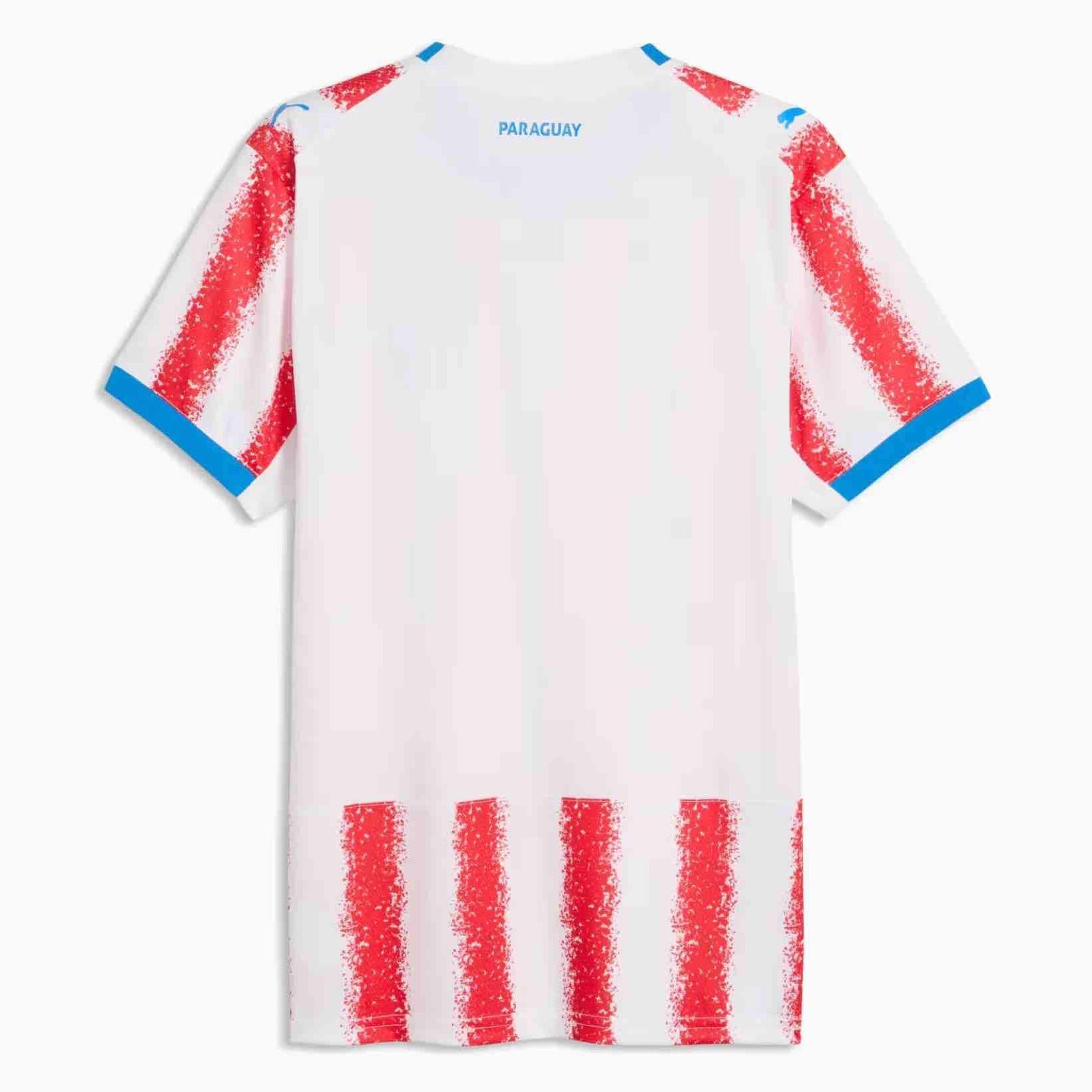 Puma 2026 Paraguay Men's Stadium Home Soccer Jersey (Back)
