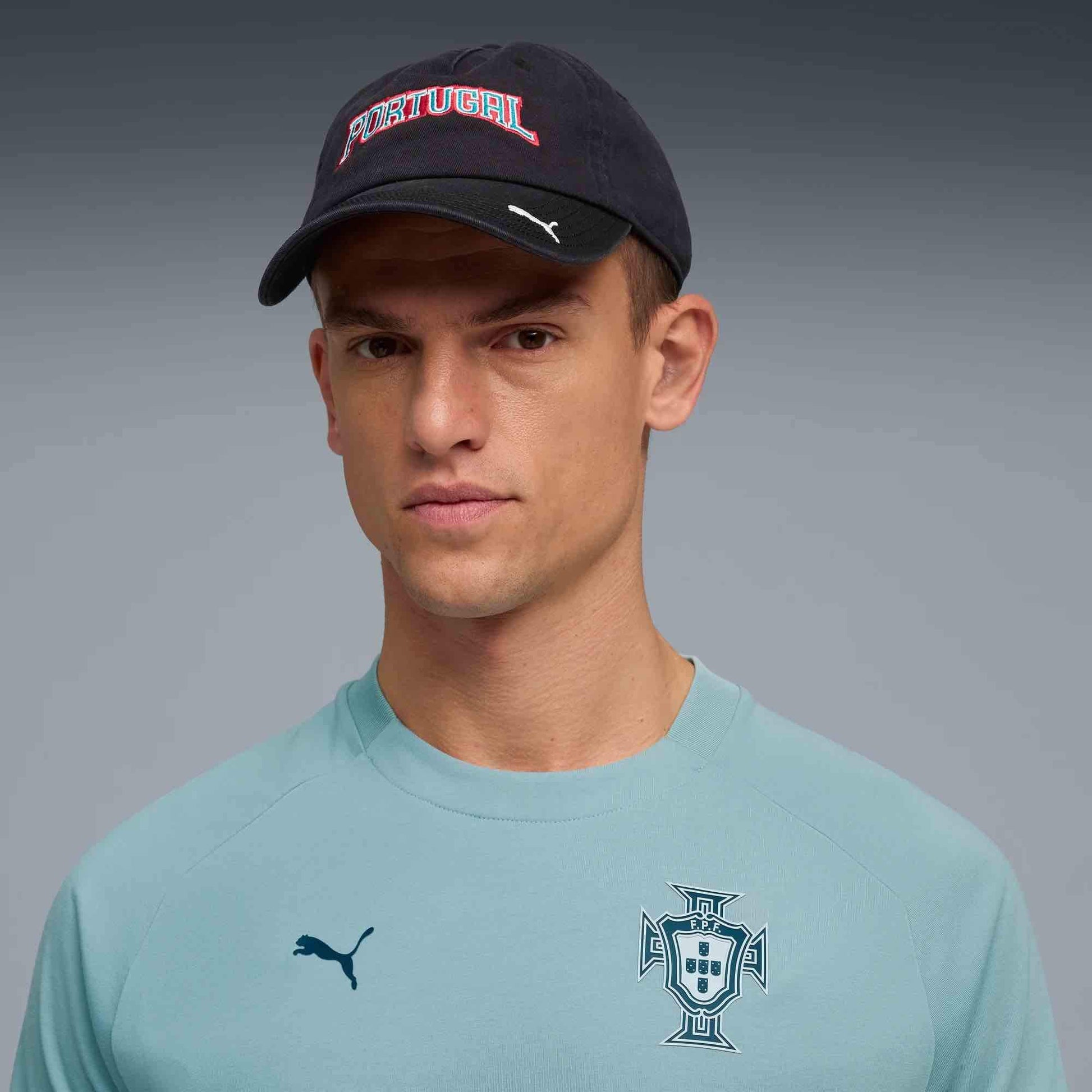 Puma Portugal FtblCulture Adjustable Hat (Model - Front)
