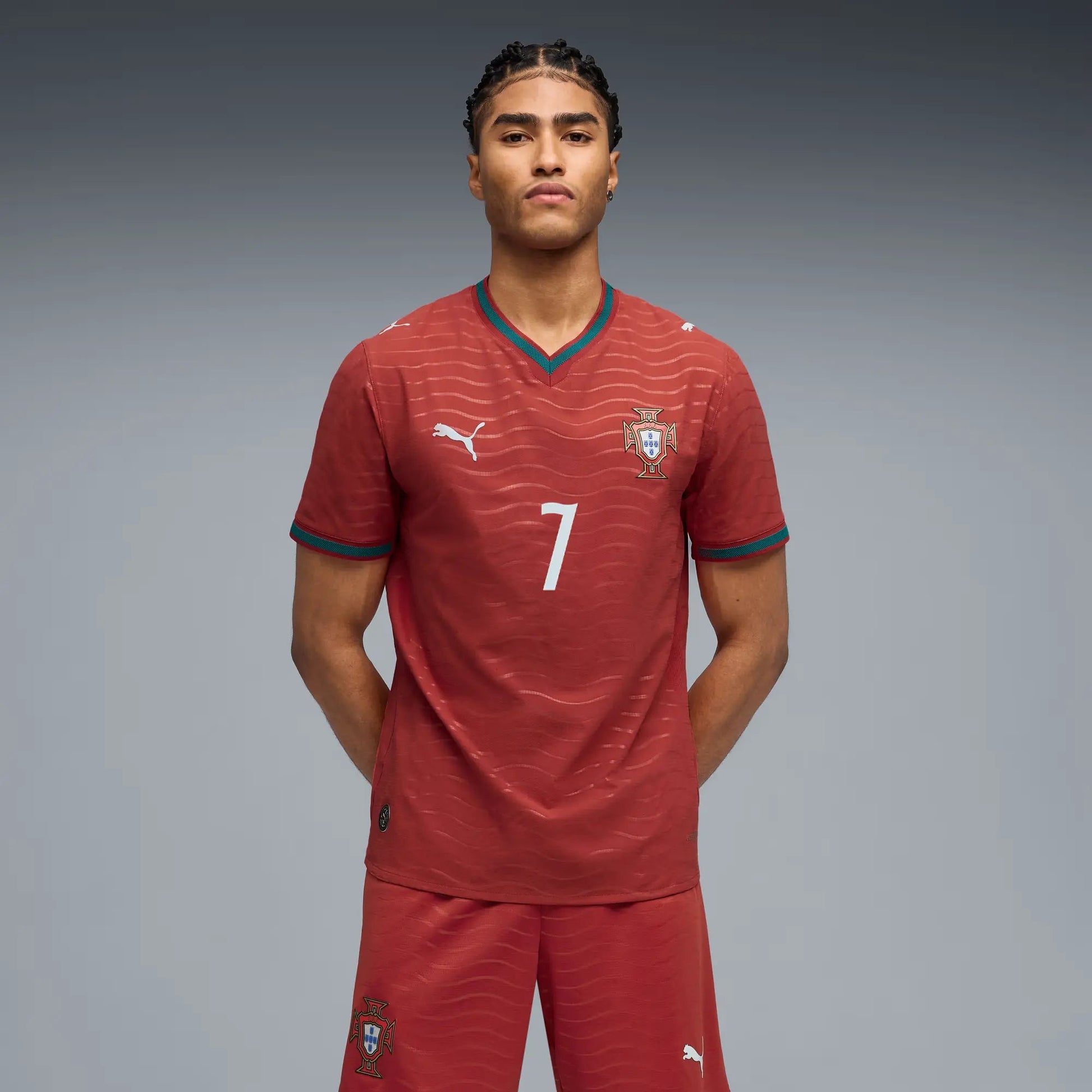 Puma 2026 Portugal Men's Authentic Home Ronaldo #7 Soccer Jersey