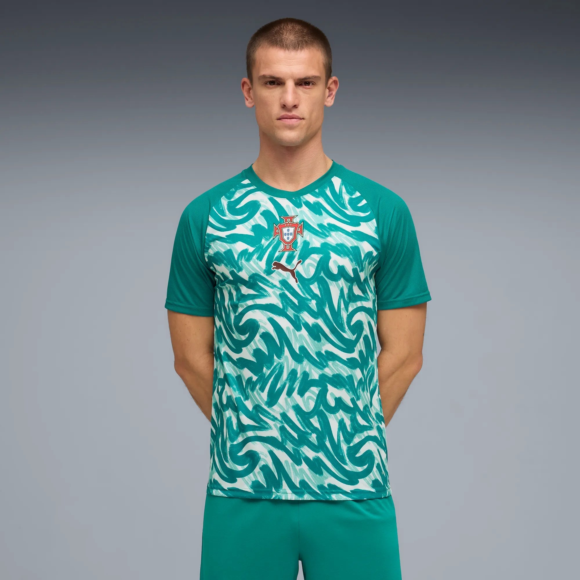 Puma 2026-27 Portugal Men's Pre-Match Soccer Jersey