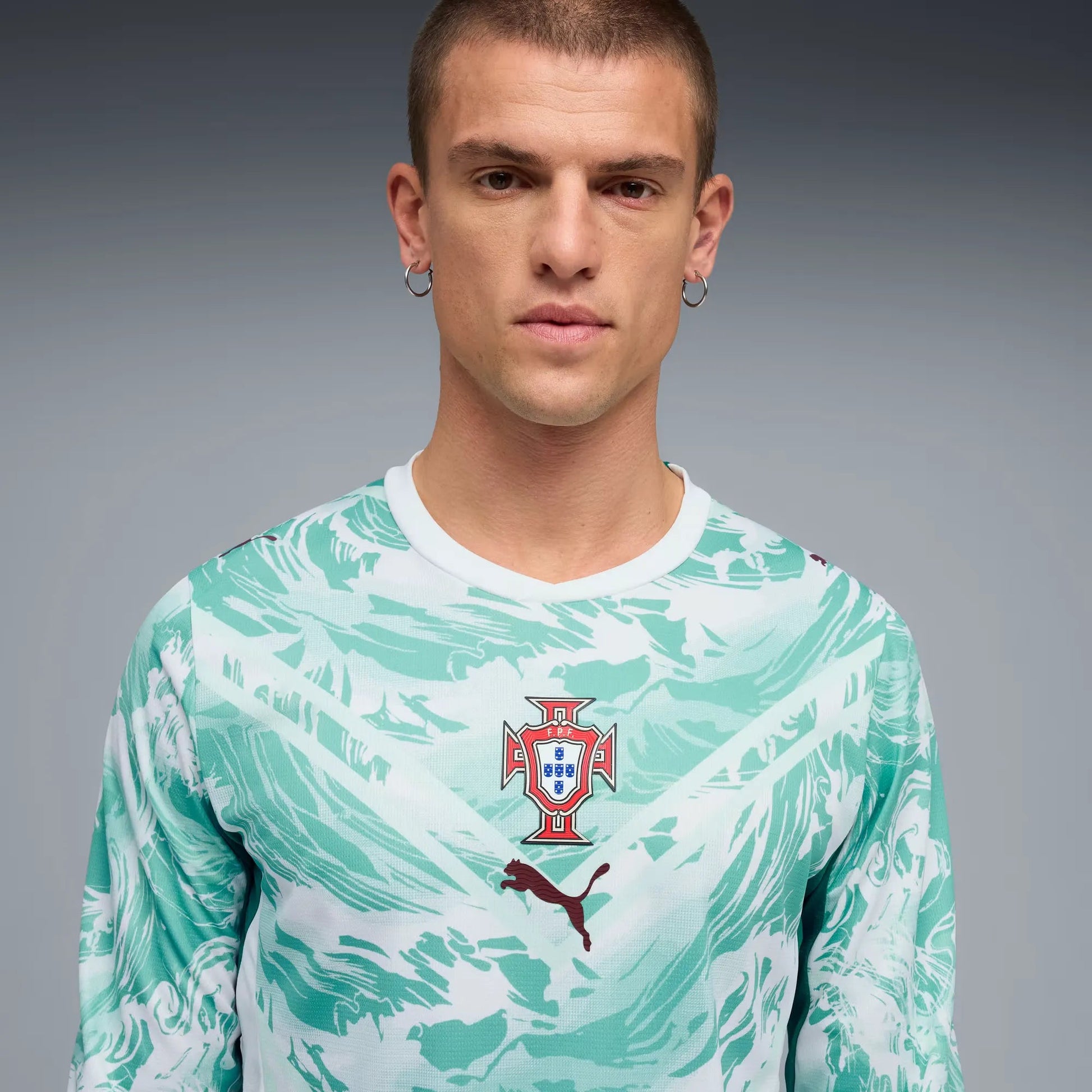 Puma 2026-27 Portugal Men's Stadium Away Long-Sleeve Soccer Jersey