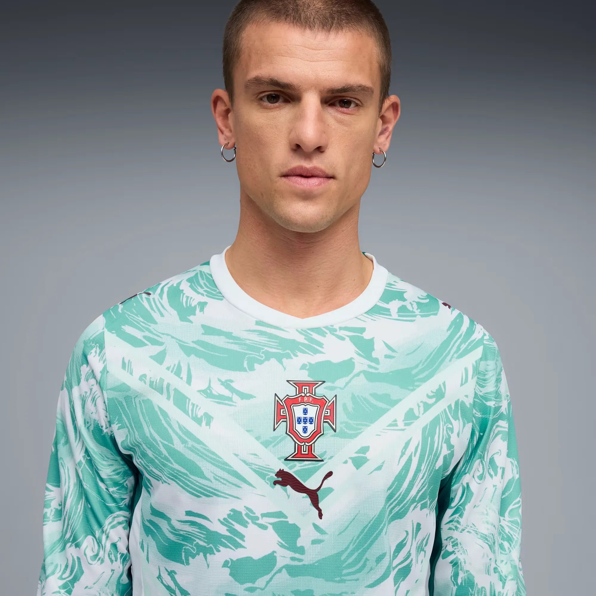 Puma 2026-27 Portugal Men's Stadium Away Long-Sleeve Soccer Jersey