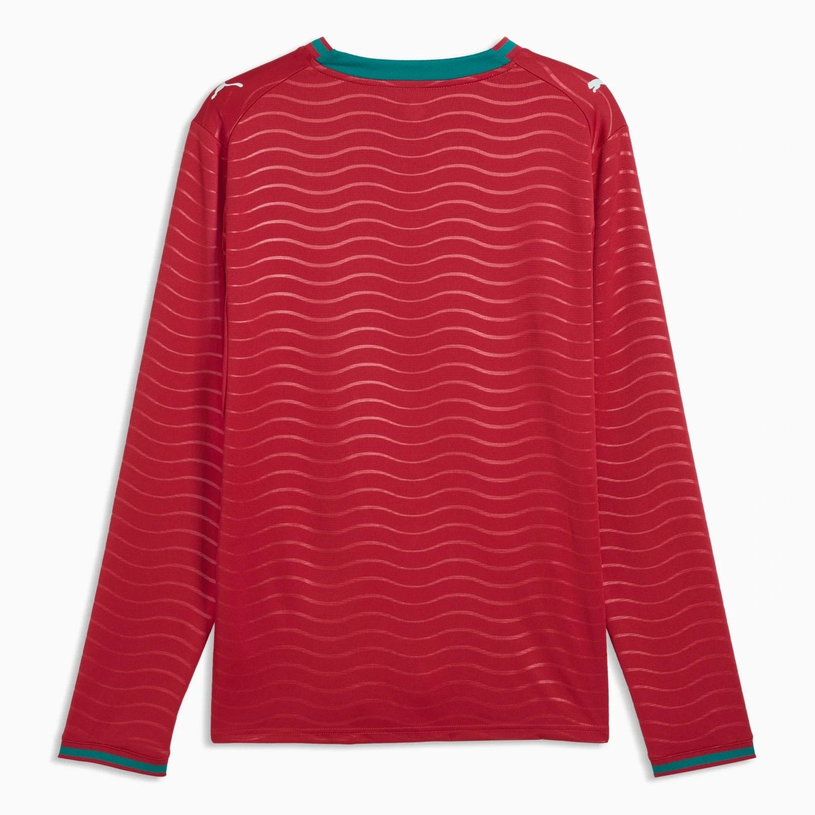 Puma 2026 Portugal Men's Stadium Home Long-Sleeve Soccer Jersey (Back)