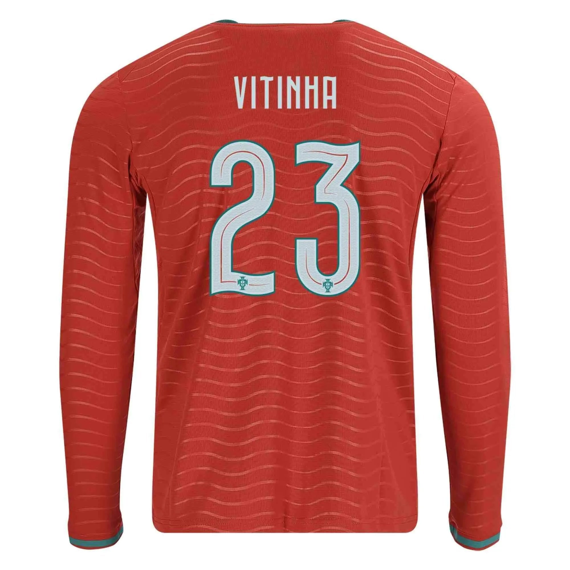 Puma 2026 Portugal Men's Stadium Home Long-Sleeve Soccer Jersey (Vitinha)