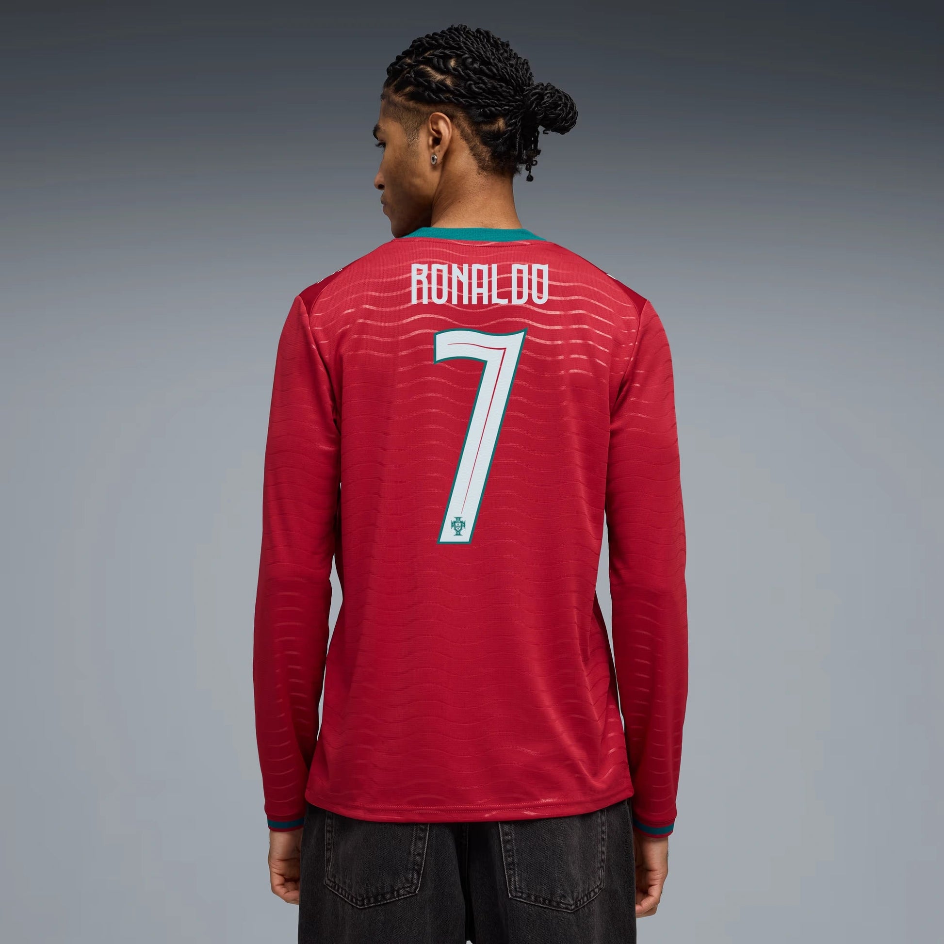 Puma 2026 Portugal Men's Stadium Home Ronaldo #7 Long-Sleeve