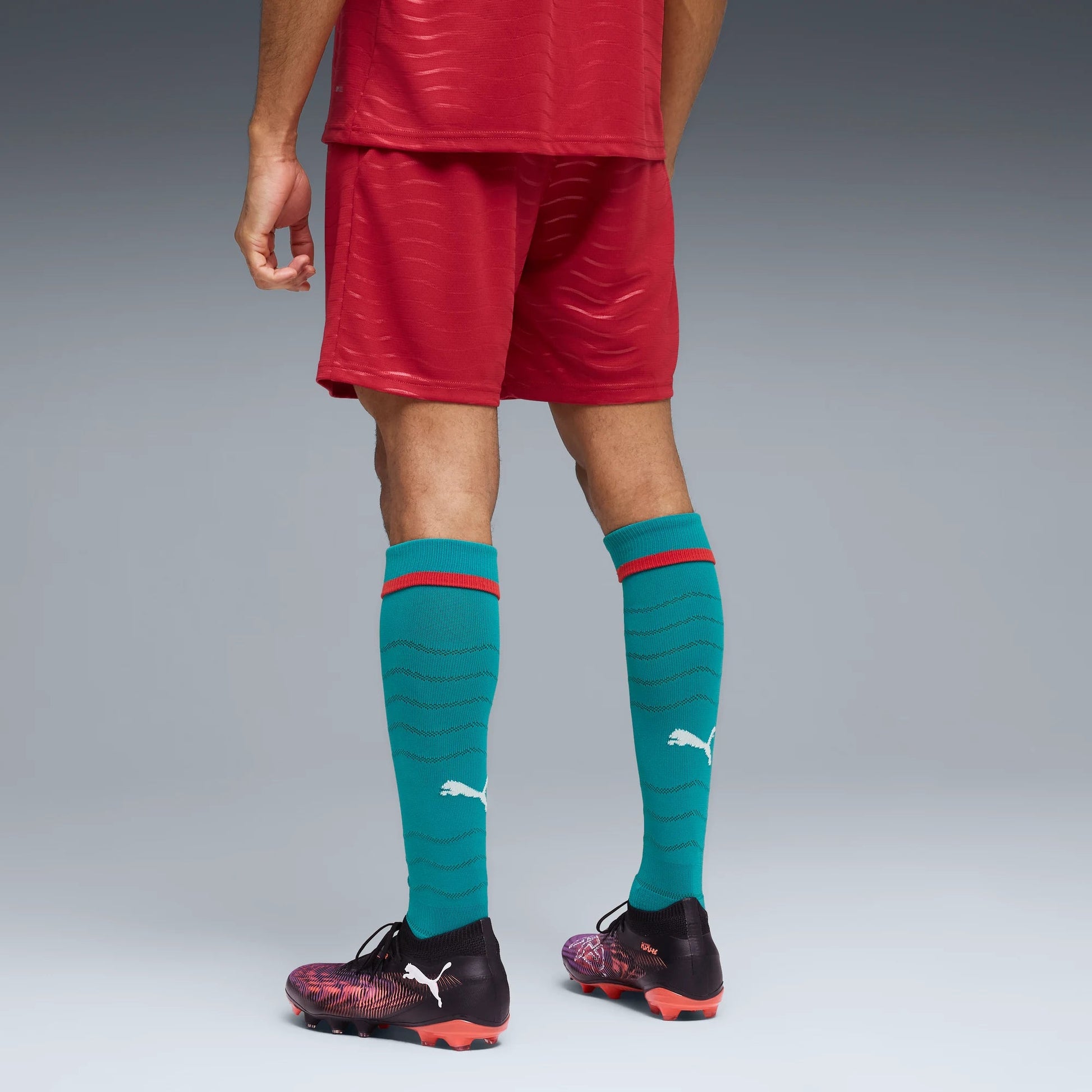 Puma 2026 Portugal Men's Stadium Home Shorts (Model - Back)