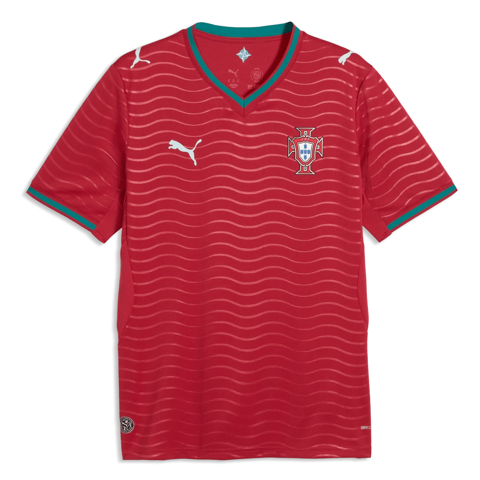 Puma 2026 Portugal Men's Stadium Home Soccer Jersey (Front)