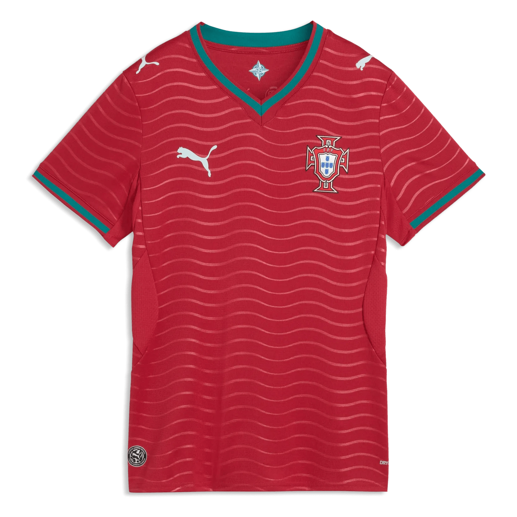 Puma 2026 Portugal Women's Stadium Home Soccer Jersey (Front)