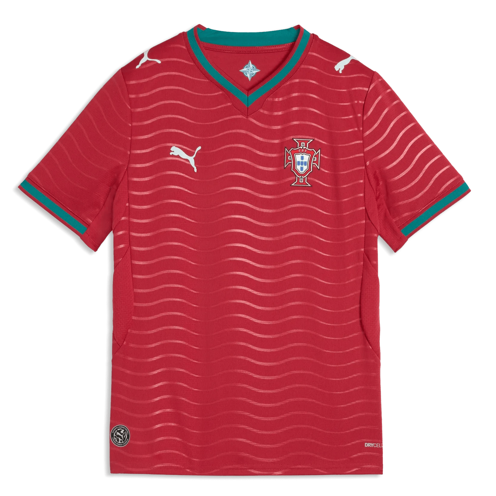 Puma 2026 Portugal Youth Stadium Home Soccer Jersey (Front)