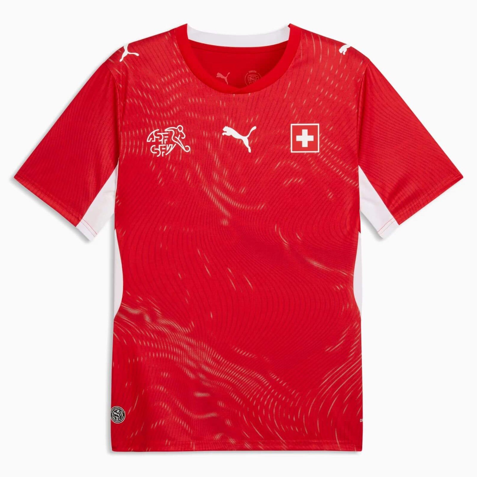 Puma 2026-27 Switzerland Men's Stadium Home Soccer Jersey (Front)