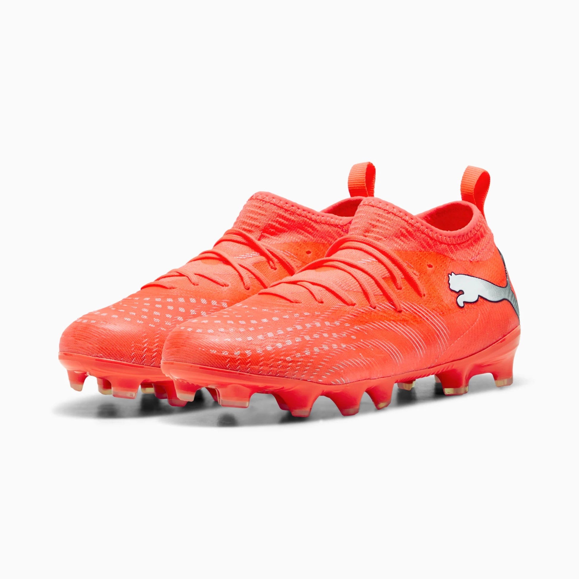 Puma JR Future 9 Match Firm/Artificial Ground Soccer Cleats - Unleashed Pack (SP26) (Pair - Lateral)