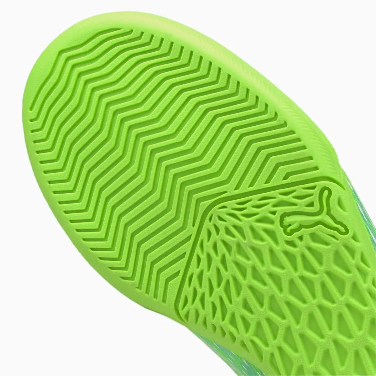 Puma Junior Ultra 3.3 Indoor - Green Glare-Aqua