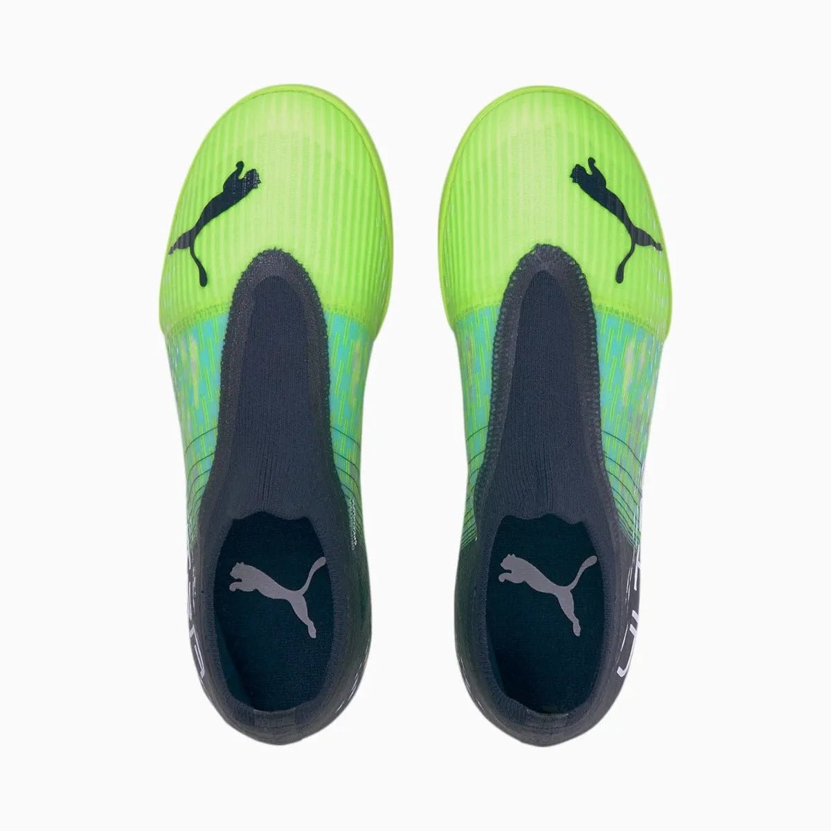 Puma Junior Ultra 3.3 Indoor - Green Glare-Aqua