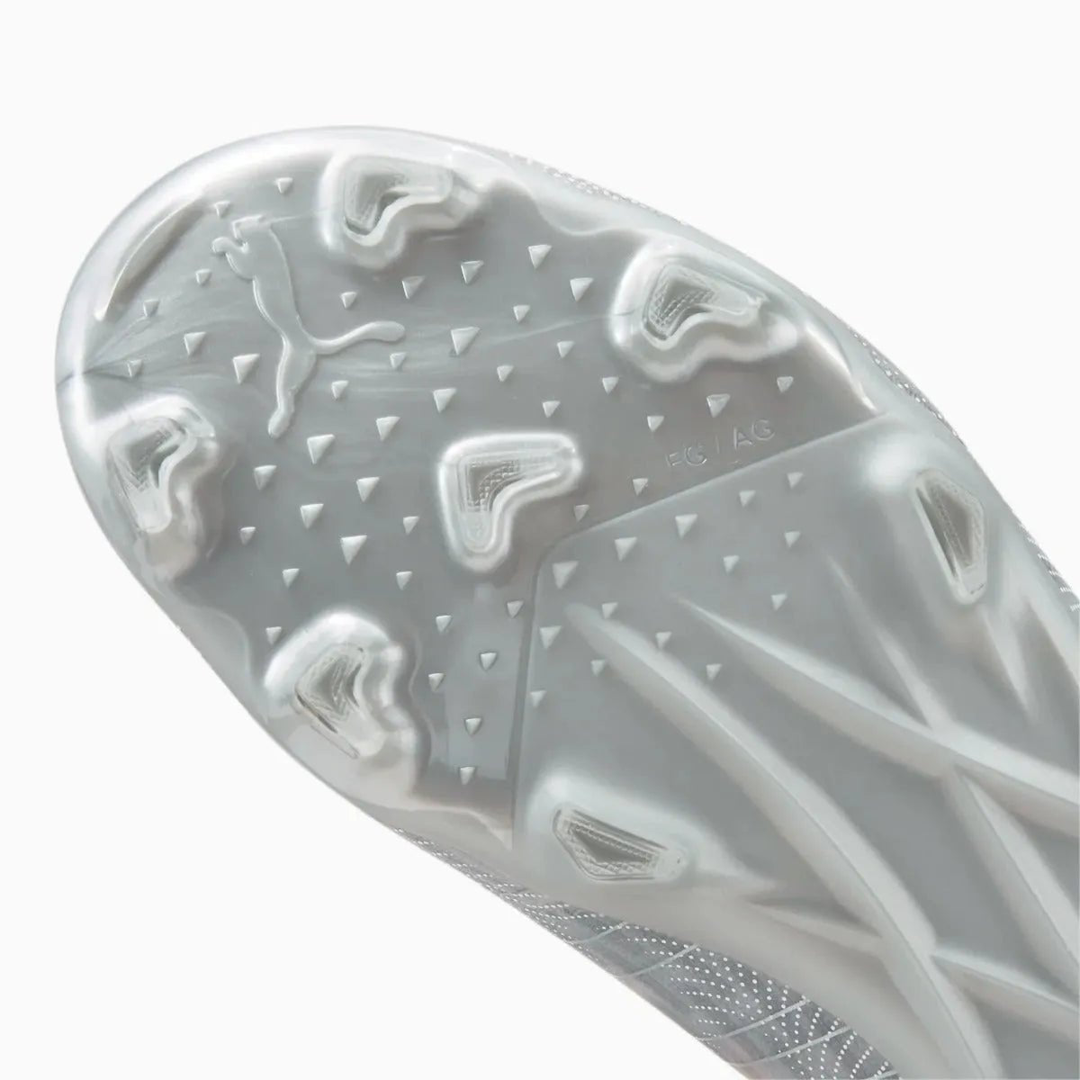 Puma Junior Ultra 3.4 FG-AG - Silver-Neon Citrus