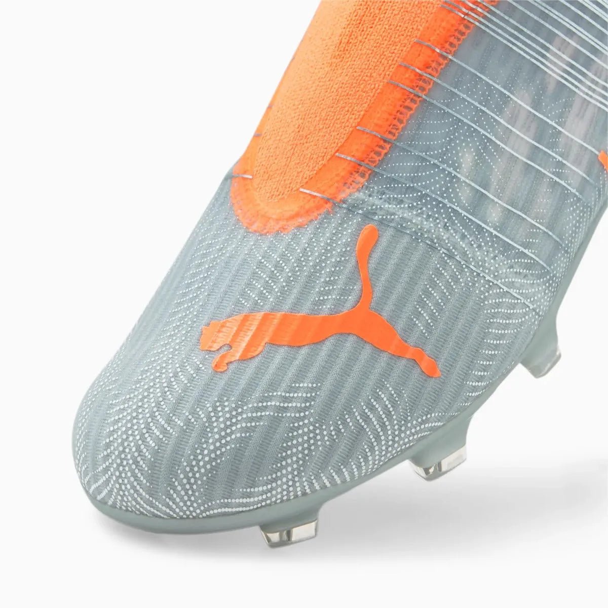 Puma Junior Ultra 3.4 FG-AG - Silver-Neon Citrus