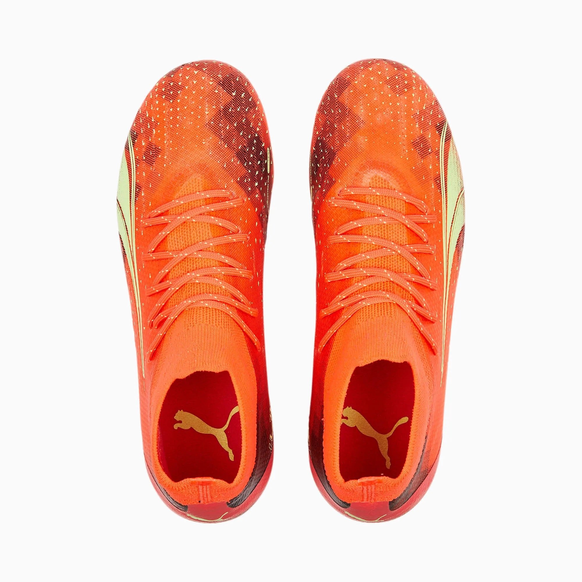 Puma Junior Ultra Pro FG-AG - Coral-Fizzy Light