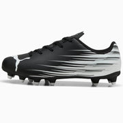 Puma Kid's Attacanto II Firm/Artificial Grounds Soccer Cleats Puma Black-Puma White (Side 1)
