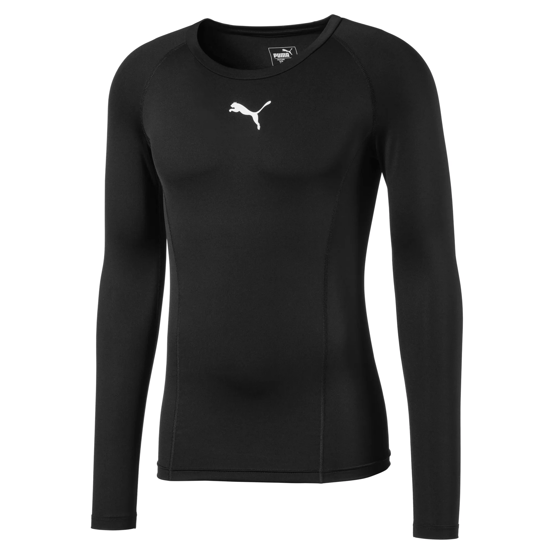 Puma LIGA Baselayer Men's Long Sleeve Tee Puma Black (Front)