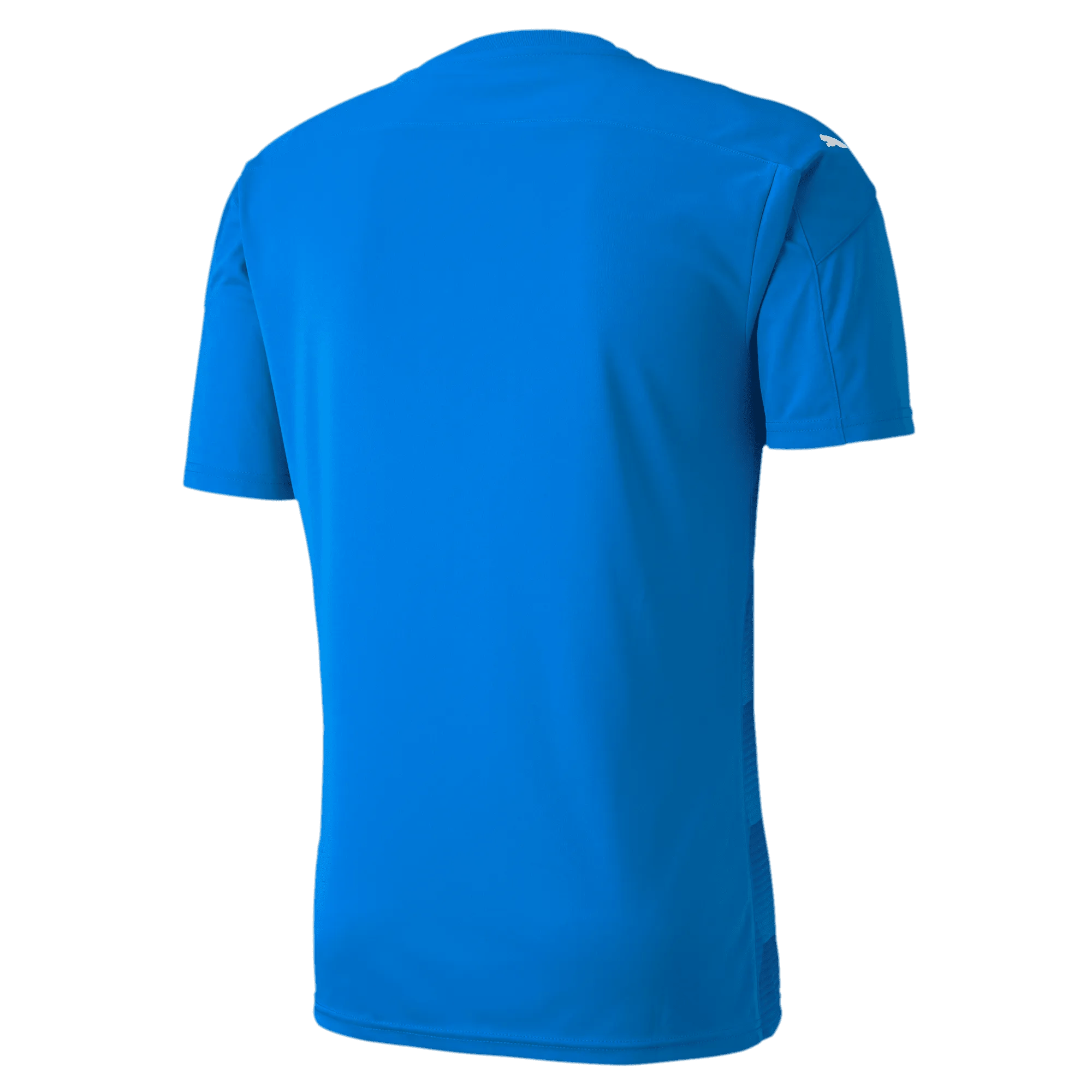 Puma Men's TeamFinal 21 Graphic Jersey Electric Blue Lemonade-Team Power Blue (Back)