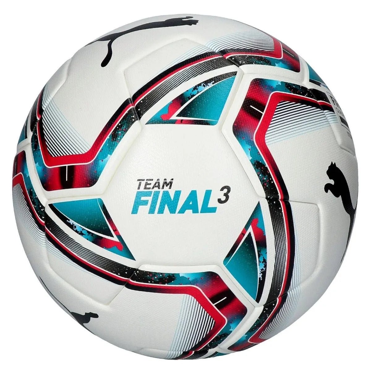 Puma Team Final 21.3 Fifa Quality Ball - White-Pink-Blue