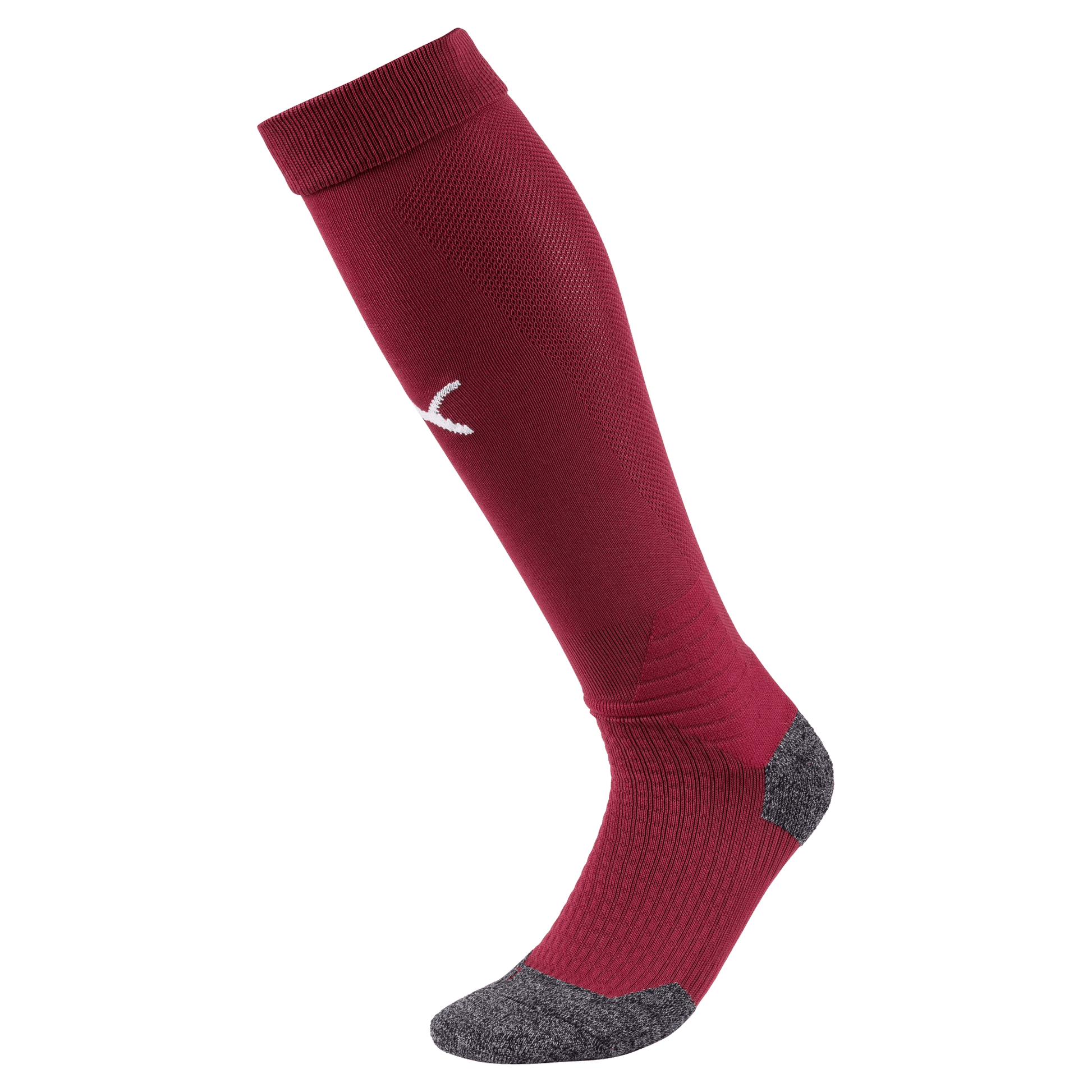 Puma Team Liga Socks Cordovan-White (Single - Lateral)