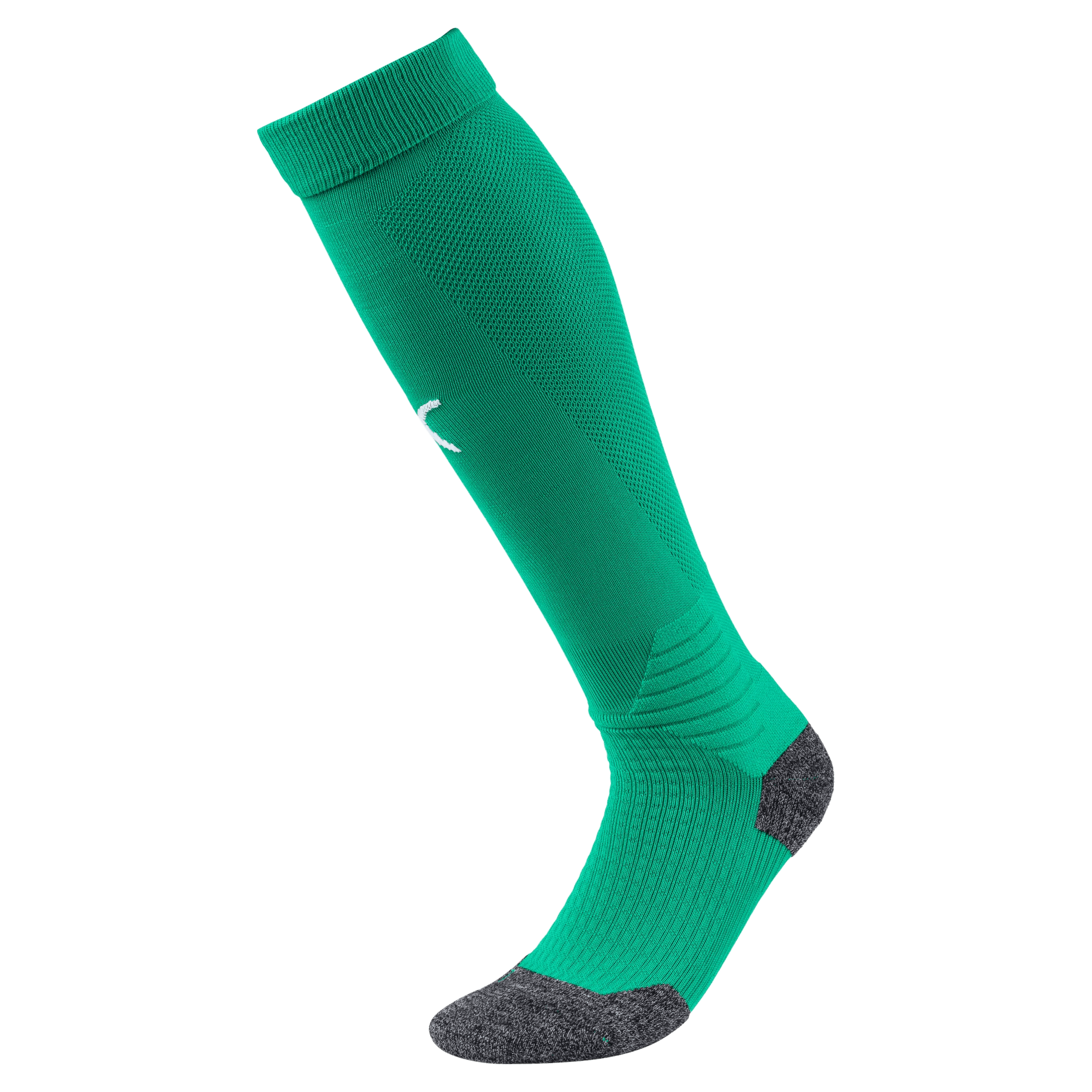 Puma Team Liga Socks Green-White (Lateral)
