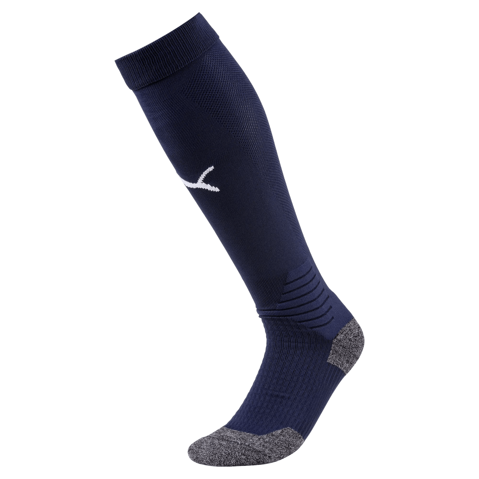 Puma Team Liga Socks Navy-White (Lateral)