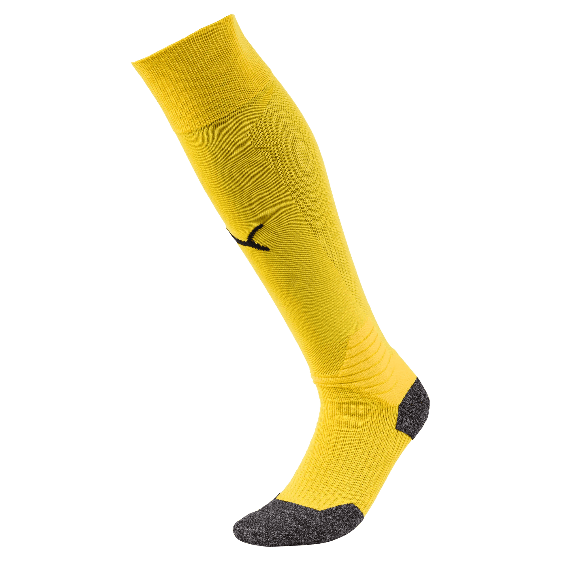Puma Team Liga Socks Cyber Yellow-Black (Lateral - Front)