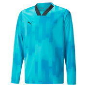Puma Teamtarget Goalkeeper  Longsleeve Youth Jersey Bright Aqua (Front)