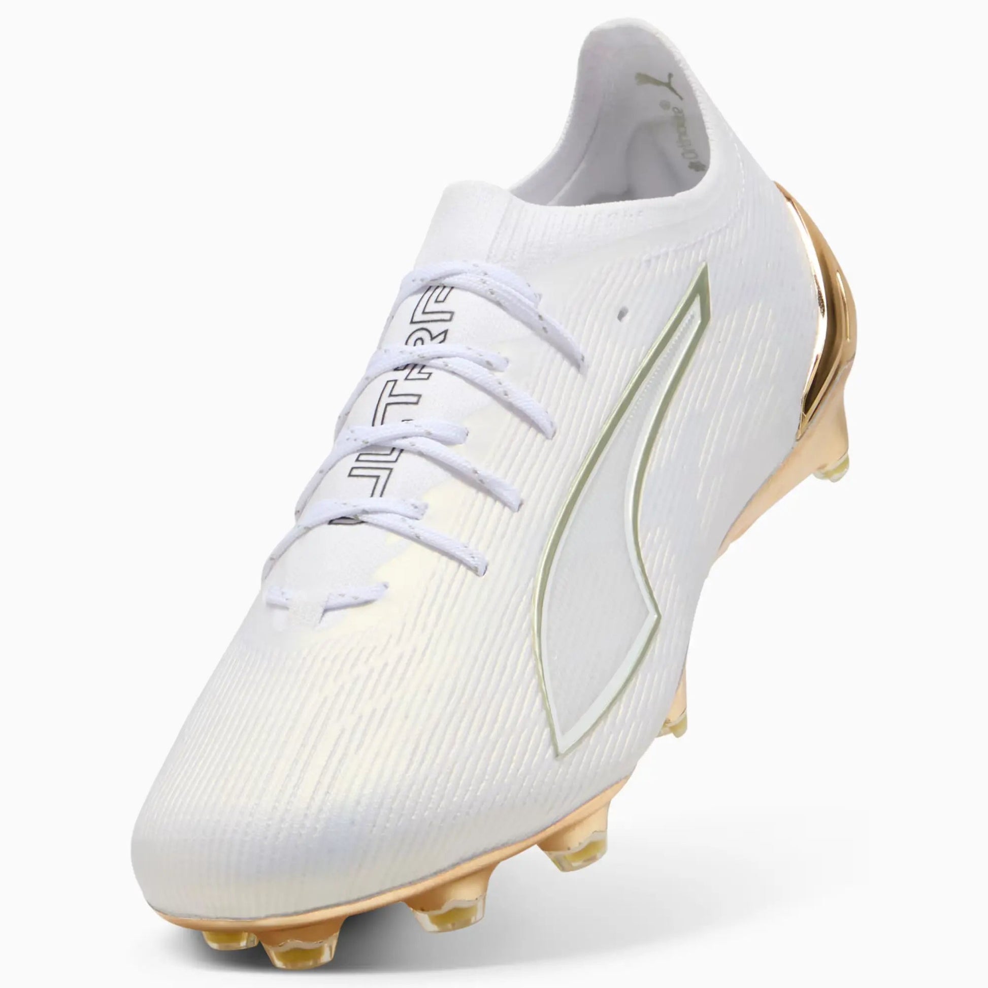 Puma ウルトラ6アルティメットFGホワイト/ゴールド Puma Ultra 6 Ultimate Firm Ground Soccer Cleats - Whiteout Pack