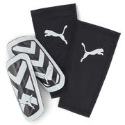 Puma Ultra Flex Sleeve Shin Guards - Black - White