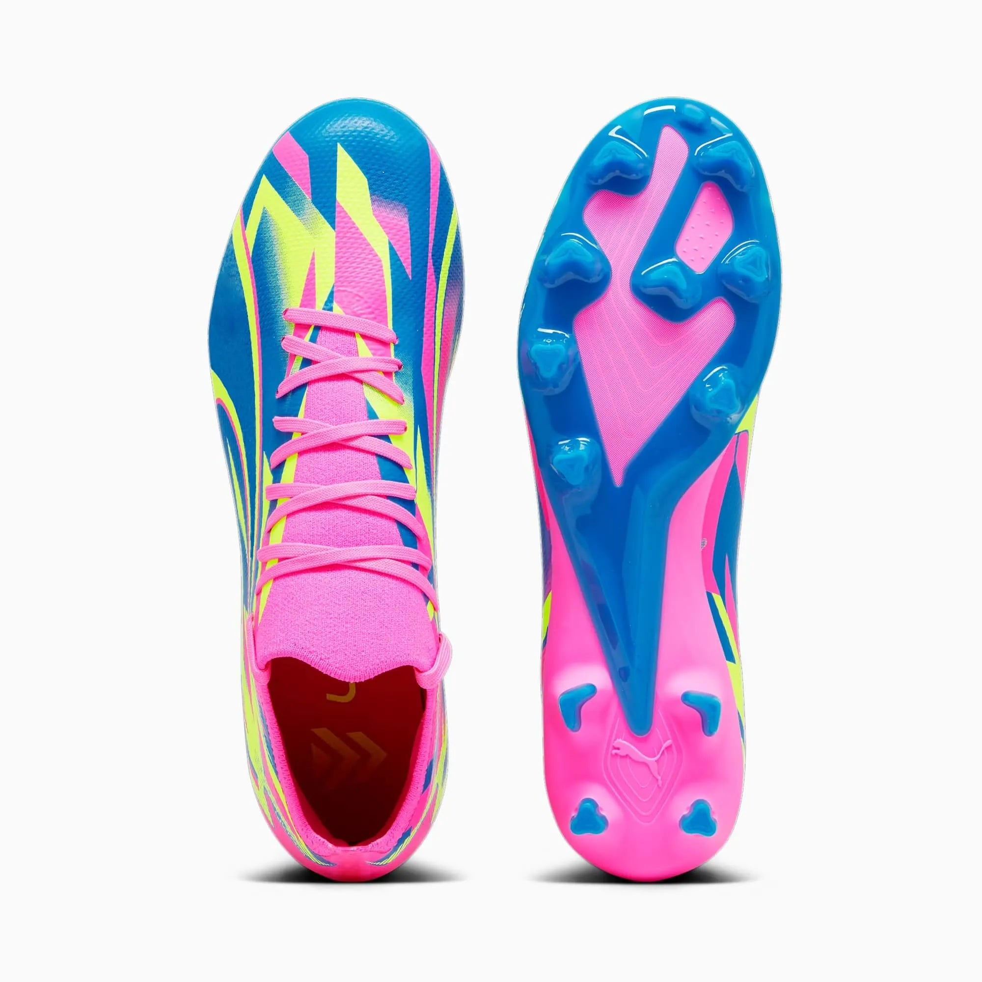 Puma Ultra サッカーシューズ ピンク/ブルー　FG Puma Ultra Match Energy FG-AG - Energy Pack (FA23) Soccer Cleats