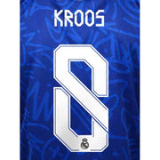Real Madrid 2021/22 Away/Third Kroos #8 Jersey Name Set