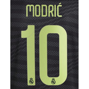 Real Madrid 2022/23 Third Modric #10 Jersey Name Set