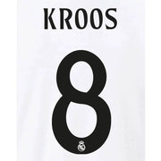 Real Madrid 2024_25 Home Kroos #8 Jersey Name Set (Back)