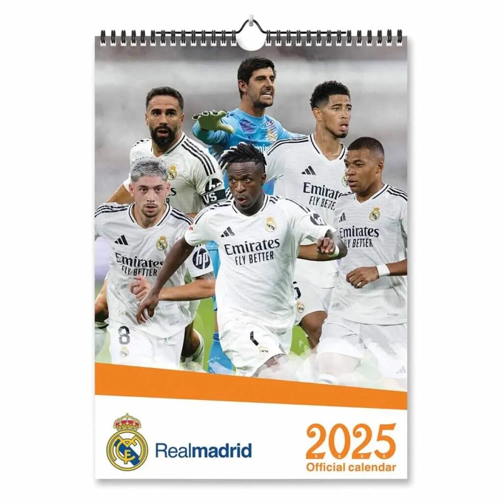 Real Madrid 2025 Official Calendar (Front)