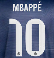 Real Madrid 2025/26 Away MBAPPE #10 Official Name Set