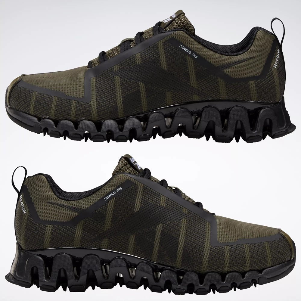 Reebok ZigWild TR 6 Shoes - Army Green-Black 8.5