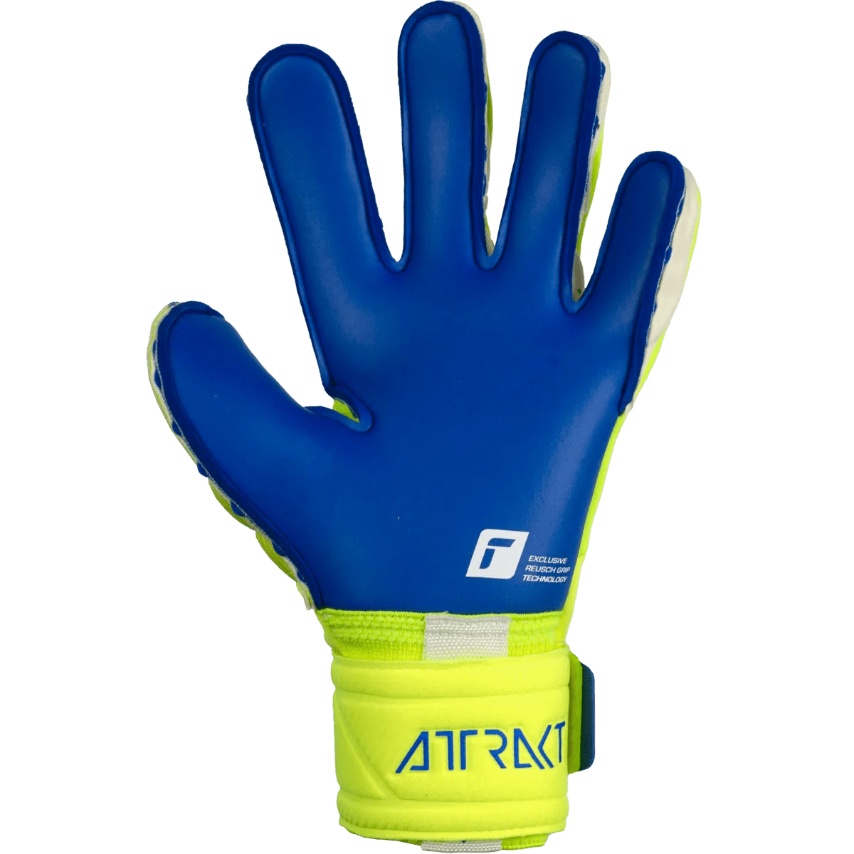 Reusch Attrakt Duo Ortho-Tec Goalkeeper Gloves - Volt-Blue (Single - Inner)