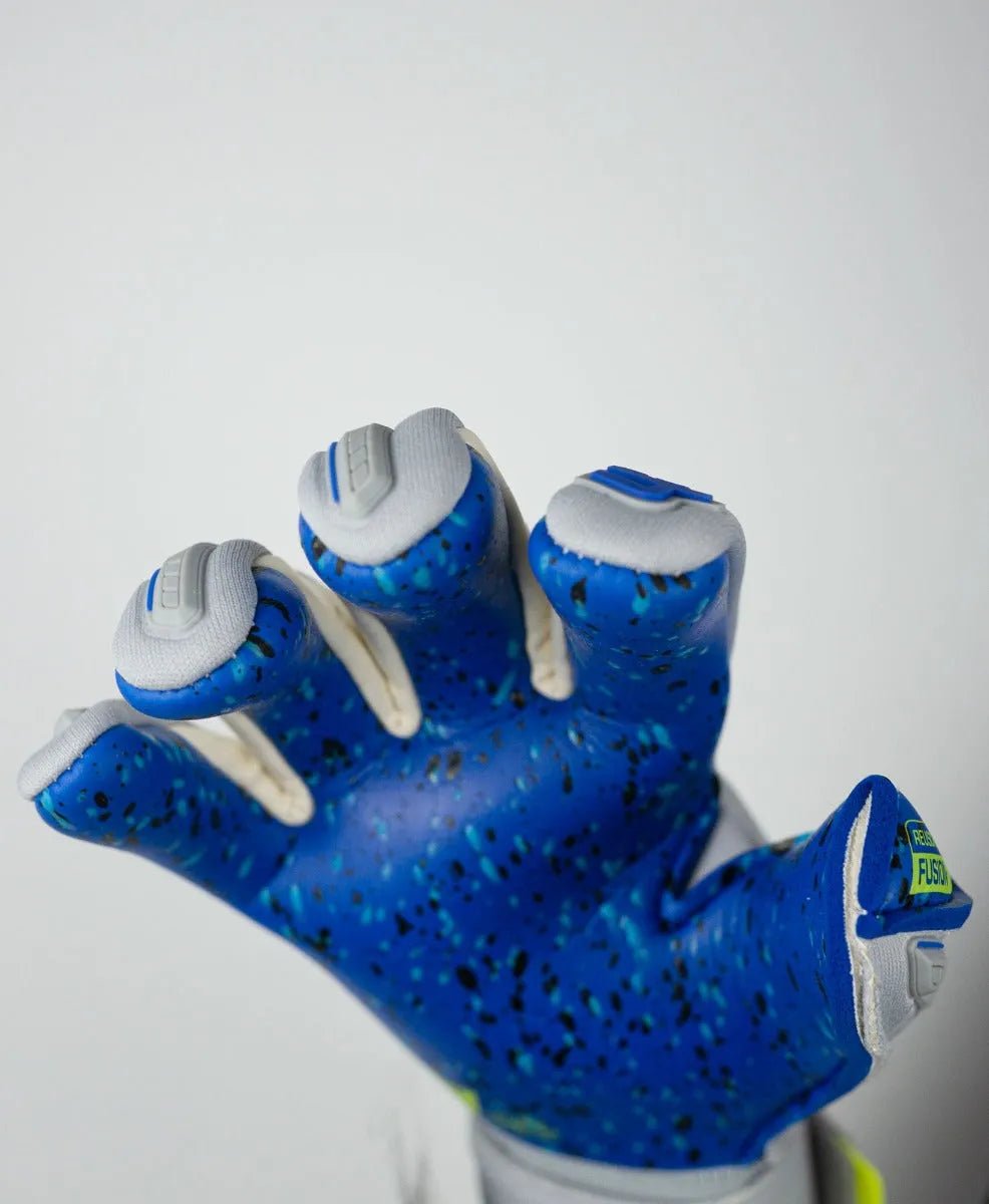 Reusch Attrakt Freegel Fusion Goaliator - Grey-Yellow-Blue (Detail 2)
